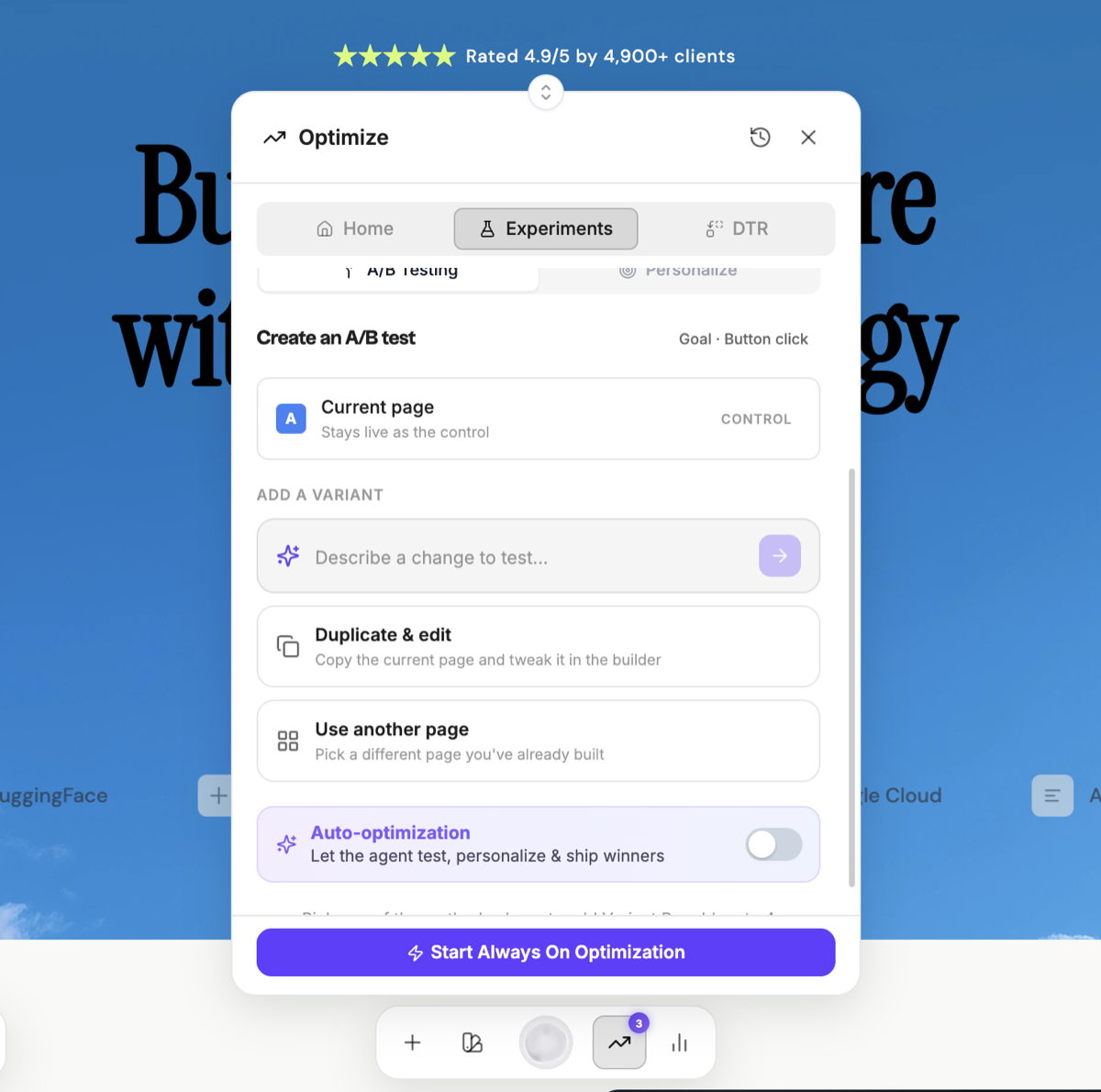 A/B testing that runs itself