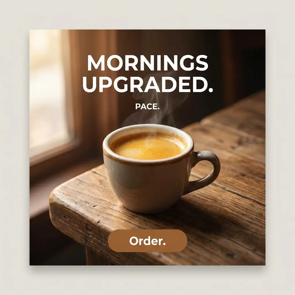 Pace coffee ad: Mornings upgraded